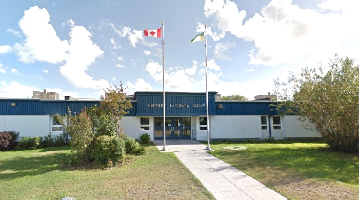 Kennedy Langbank School, shown here, along with Whitewood and Kipling Schools will continue with remote learning until April 26. 